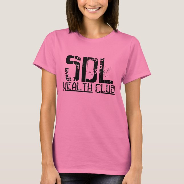 SDLHC - Der grundlegende T - Shirt der Frauen (Vorderseite)