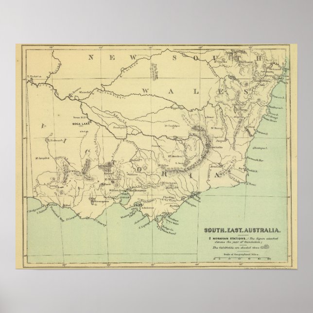 SE Australien Poster (Vorne)