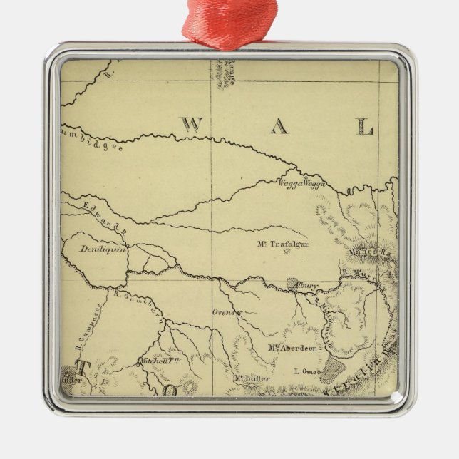 SE Australien Silbernes Ornament (Vorne)