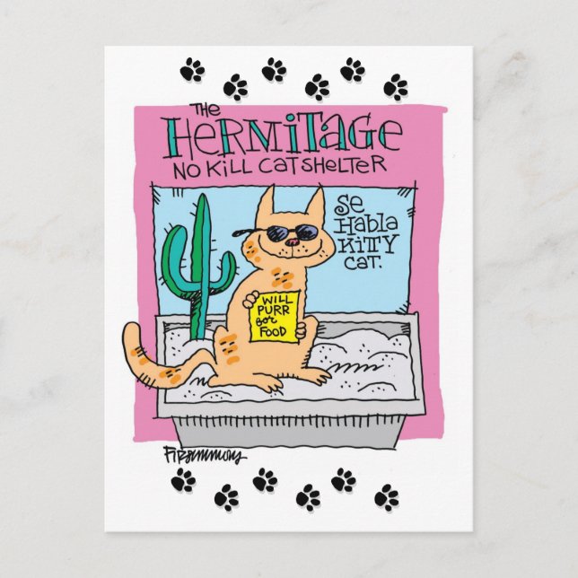 Se habla Kitty Cat - Postcard Postkarte (Vorderseite)