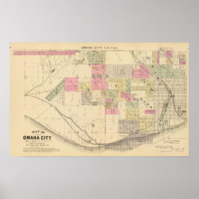 SE Omaha, Nebraska Poster (Vorne)