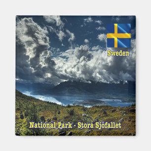 SE - Schweden - Nationalpark - Stora Sjöfallet Magnet