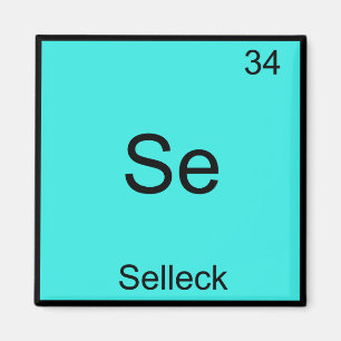 Se - Selleck Chemistry Element Symbol Funny Magnum Magnet