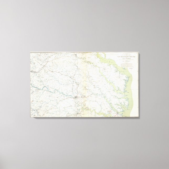 SE Virginia, Ft Monroe Leinwanddruck (Vorderseite)