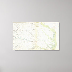 Se Virginia, Ft Monroe Leinwanddruck