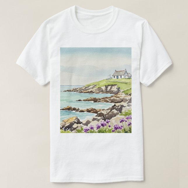 Sea and beach T-Shirt (Design vorne)