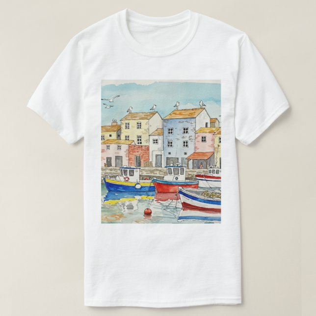 Sea and beach T-Shirt (Design vorne)