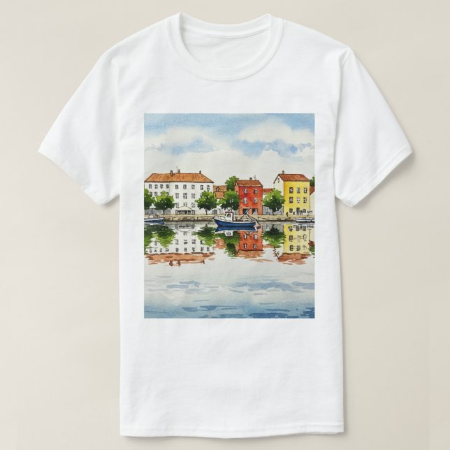 Sea and beach T-Shirt (Design vorne)