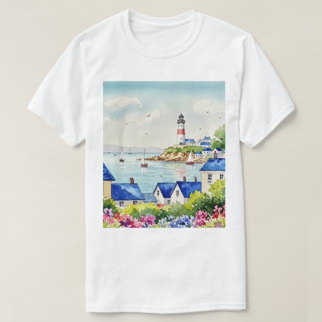 Sea and beach T-Shirt (Design vorne)