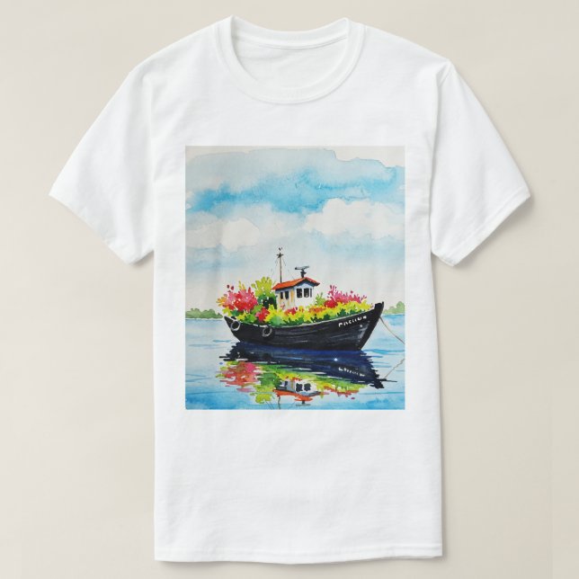 Sea and beach T-Shirt (Design vorne)