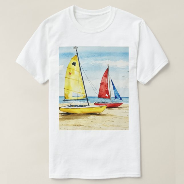 Sea and beach T-Shirt (Design vorne)