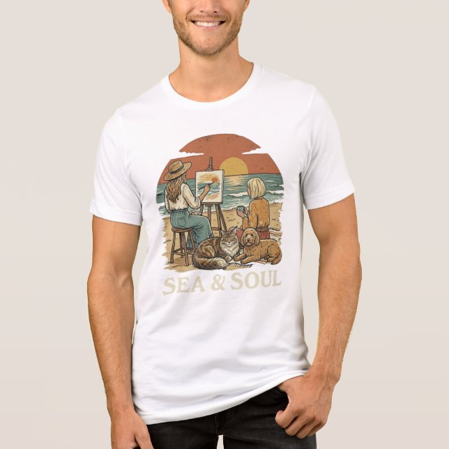 Sea and Soul Dream Tri-Blend Shirt (Vorderseite)