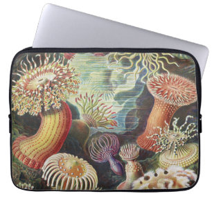 Sea Anemones, Actiniae Seeanemonen Ernst Haeckel Laptopschutzhülle