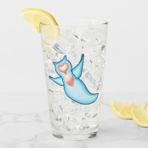 Sea angel cartoon illustriert glas