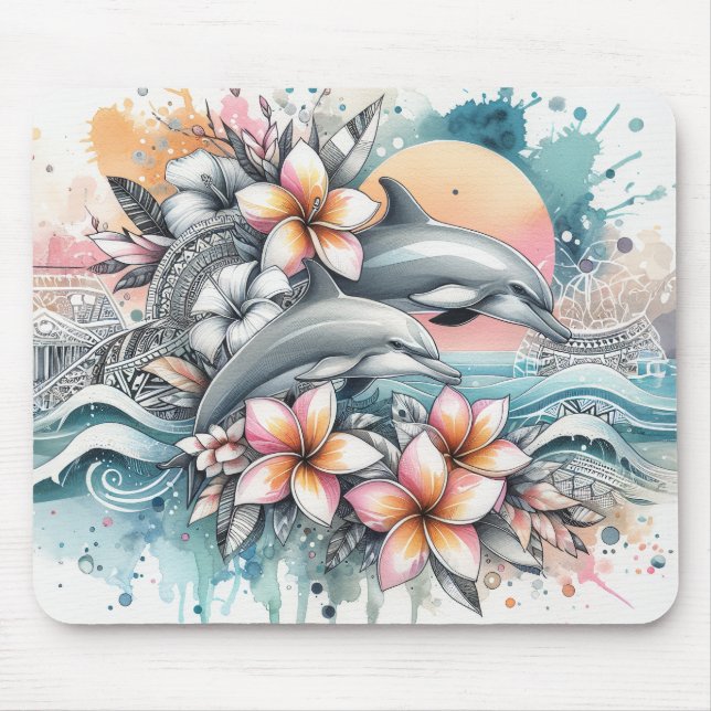 Sea Animals Beach Mouse Pad Mousepad (Vorne)