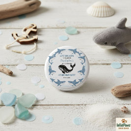 Sea Animals Shark 1st Birthday | Under the Sea  Button