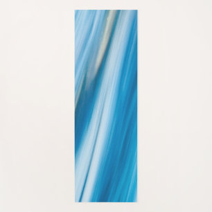 Sea Blue Abstrakt Yogamatte