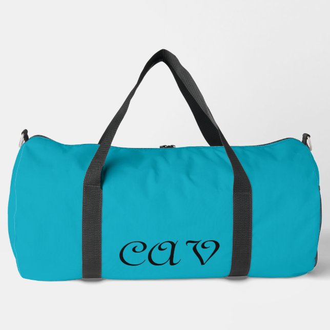 Sea Blue Duffle Bag (Vorderseite)
