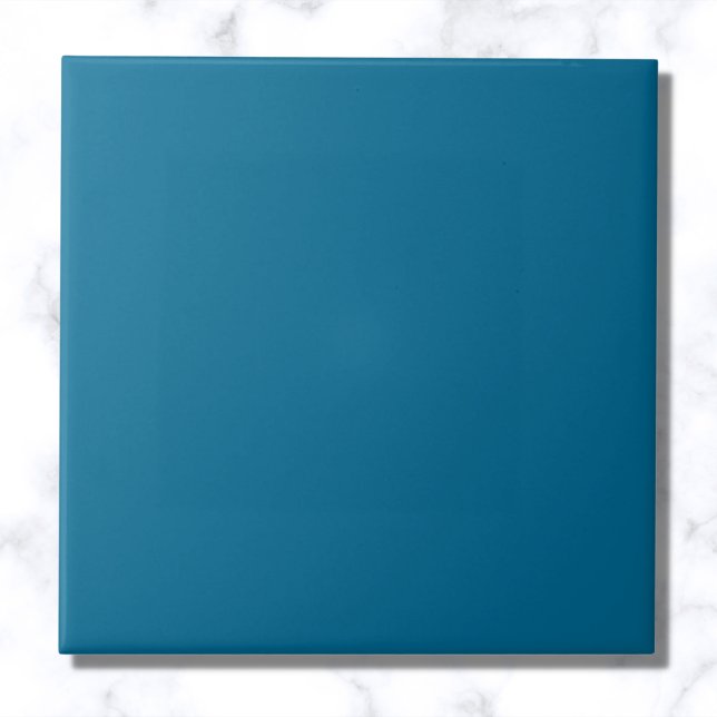 Sea Blue Solid Color Fliese (Von Creator hochgeladen)