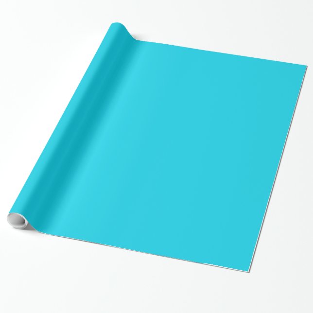 Sea Blue Wrapping Paper Geschenkpapier (Ungerollt)