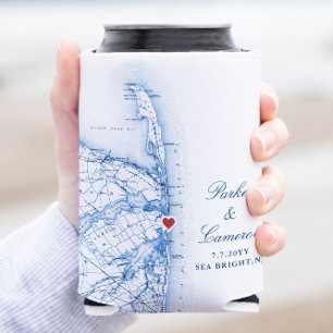 Sea Bright New Jersey Gastgeschenk Hochzeit Drink Dosenkühler