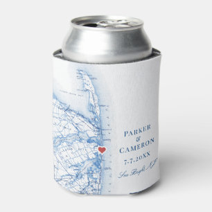 Sea Bright New Jersey Hochzeitsgeschenk Coozie Dosenkühler