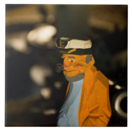 Sea Captain Large (6" x 6") Keramik Foto Tile Fliese