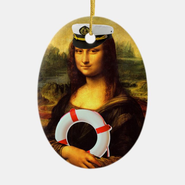 Sea Captain Mona Lisa Keramikornament (Vorne)