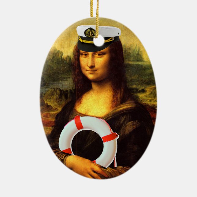 Sea Captain Mona Lisa Keramikornament (Hinten)