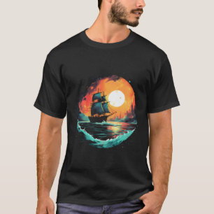 Sea Captain Sailing Sailboat Sailor T-Shirt