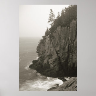 Sea Cliff am Quoddy Head, Maine Poster