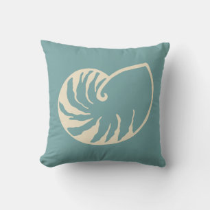 Sea Coral Nautilus Pillow Kissen