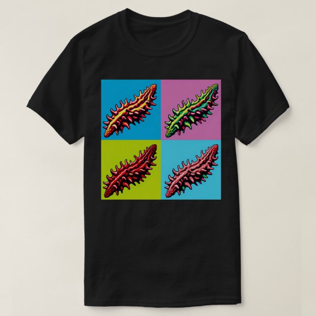Sea Cuber Art Trendy Marine Life T-Shirt (Design vorne)