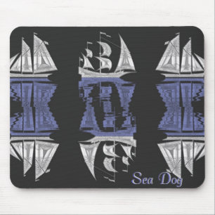 Sea Dog Nautical Mouse Pad Mousepad