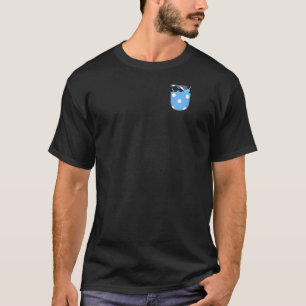 Sea Dolphin Ocean Animal Pocket Dolphin Raglan Bas T-Shirt