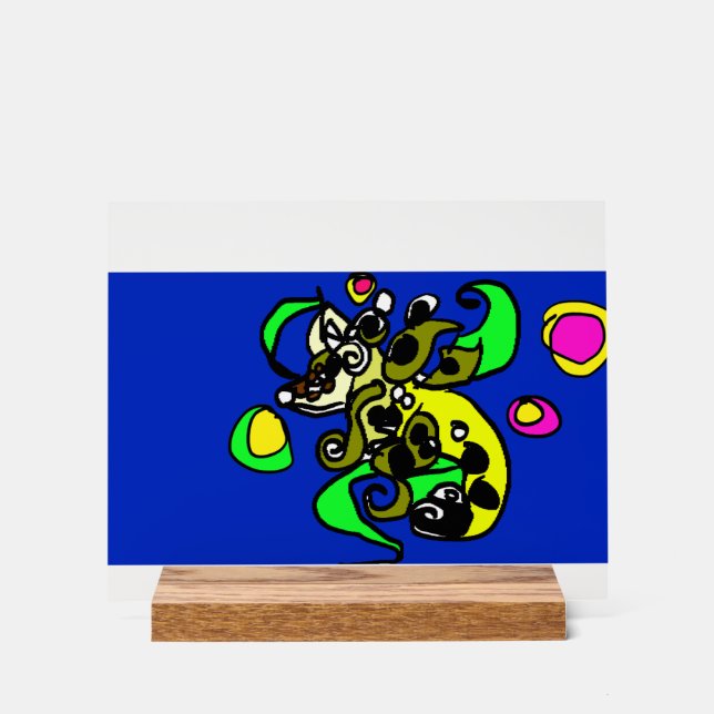 Sea dragon art  acrylschild (Vorderseite)