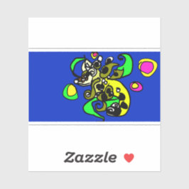 Sea dragon art aufkleber