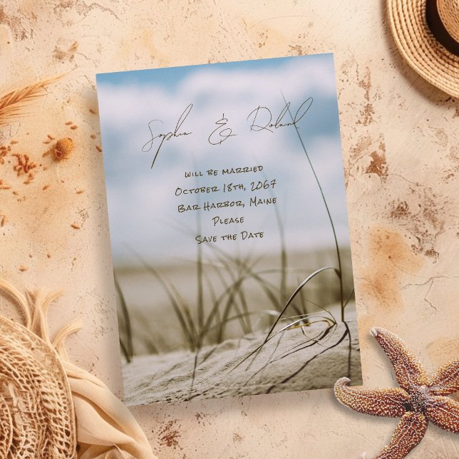 Sea Dunes Wedding Save The Date (Von Creator hochgeladen)