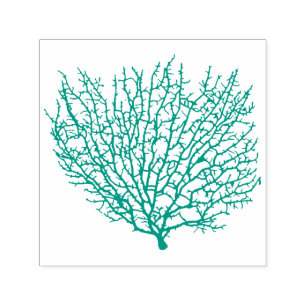 Sea Fan Coral Permastempel