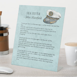 Sea Fee Masefield Gedicht Sockelschild