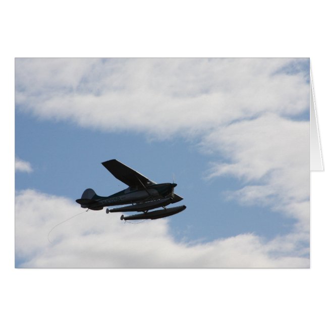 Sea Flugzeug Sillhouette (Vorderseite (Horizontal))