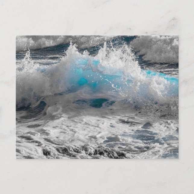 Sea Foam Beach Mist Coastal Destiny's Destiny Postkarte (Vorderseite)