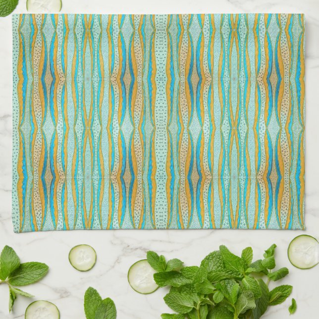 Sea Foam Kitchen Towel Geschirrtuch (Gefaltet)