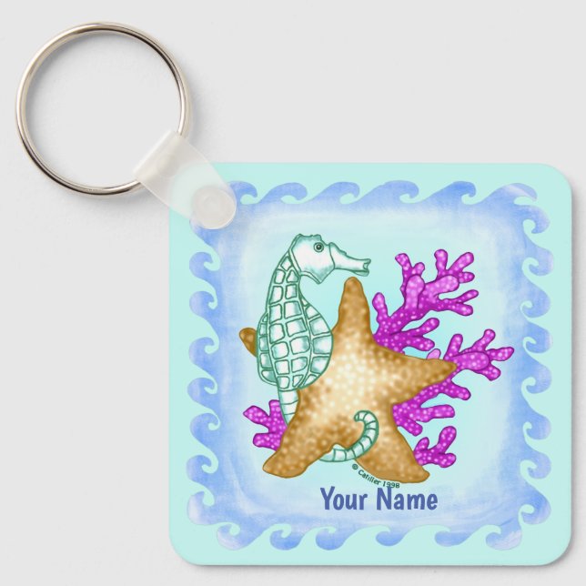 Sea Friends Seepferd Schlüsselanhänger (Vorderseite)