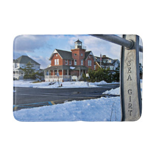 Sea Girt Lighthouse, New Jersey Bath Mat Badematte