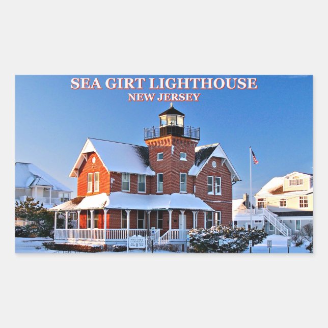 Sea Girt Lighthouse, New Jersey Stickers (Vorderseite)