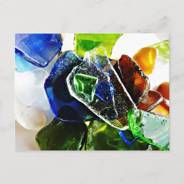 Sea Glass Ambiente Postkarte (Vorderseite)