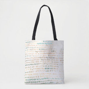 Sea Glass Beach Coastard Muster Tote Bag