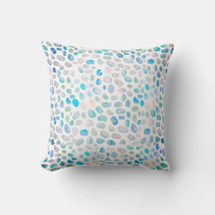 Sea Glass Beach Throw Kissen
