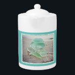 Sea Glass Collector Tea Pot<br><div class="desc">After a day beachcombing, grab this beautiful tea pot and make yourself a warm cuppa! A wonderful reminder of your beachcombing days!</div>